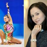 Izquierda: Liubov Charkashyna en los XXIX Juegos Olimpicos de Pekín/China en 2008 - Derecha: Liubov Charkashyna con una pulsera RSW 