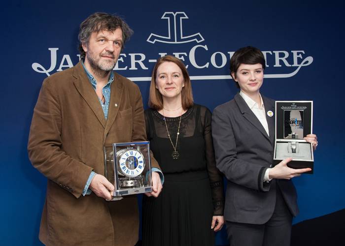 De izquierda a derecha: Emir Kusturica, Isabelle Gervais y Pauline Etienne