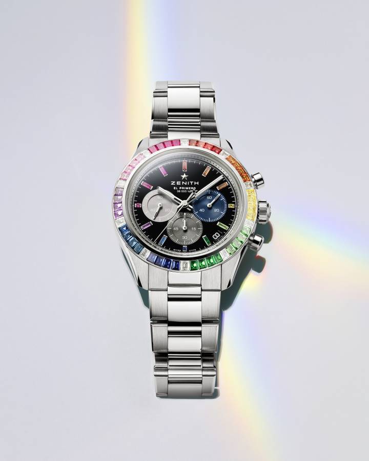 Zenith presenta una nueva versión arco iris de su Chronomaster Sport