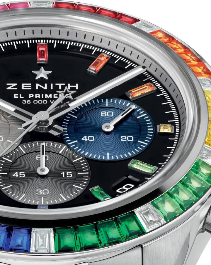 Zenith presenta una nueva versión arco iris de su Chronomaster Sport