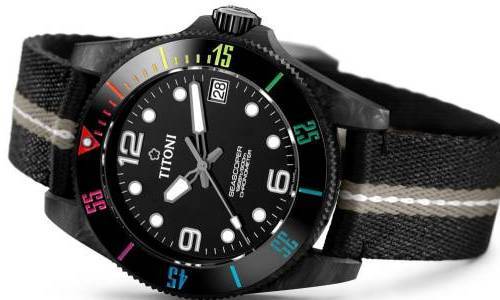 Titoni presenta su primer reloj de carbono