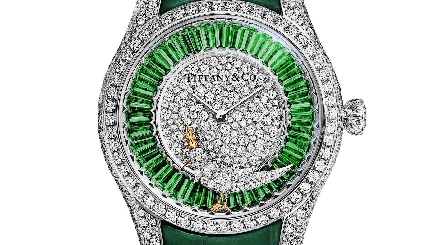 Reloj Tiffany Bird on a Rock Full Pavé Diamond en dos nuevas versiones