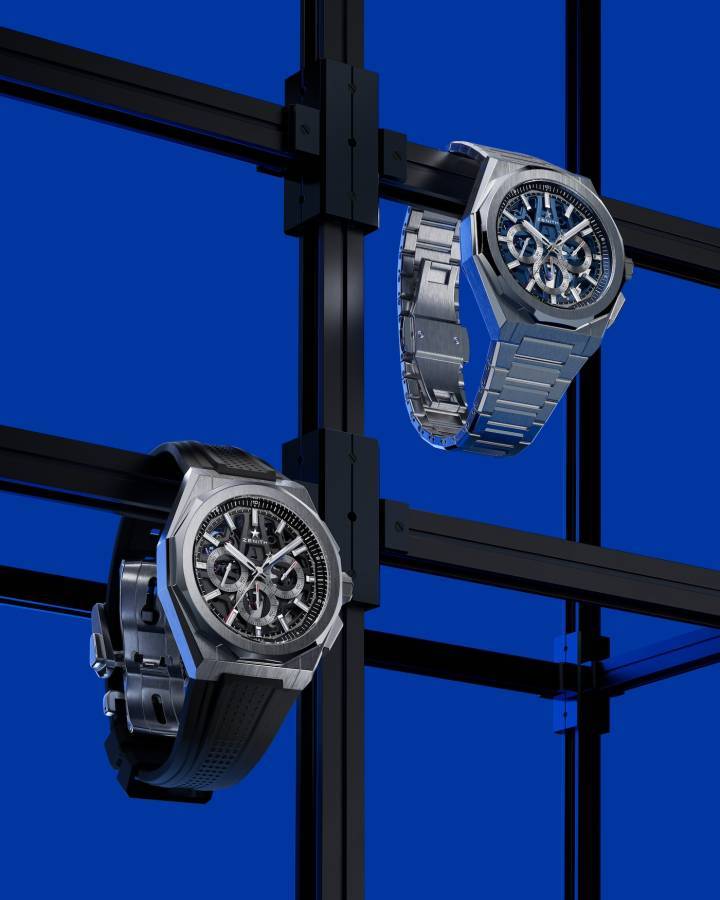 La esqueletización permite admirar plenamente el calibre Defy Skyline Chronograph y ofrece una visión muy contemporánea del movimiento El Primero.