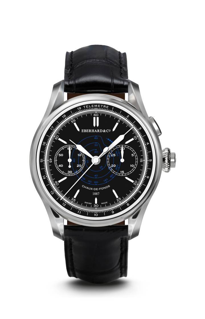 The Chronographe 1887 Limited Edition (ref. 31081) también está disponible con esfera negra.