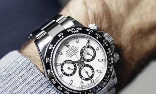 ¡Recibido! Roger Federer muestra el último Rolex Daytona lanzado en Baselworld 