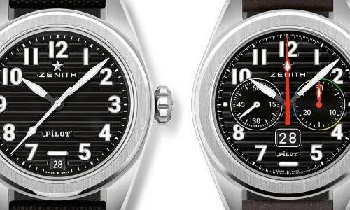 Zenith New Pilot Collection: llevando a los cielos