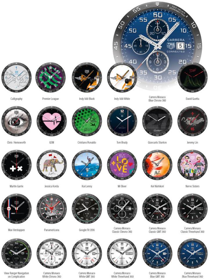 Esferas de reloj inteligente: todas las esferas (oficiales) del TAG Heuer conectado