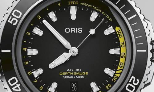 Oris: regreso a las profundidades con el Aquis Depth Gauge