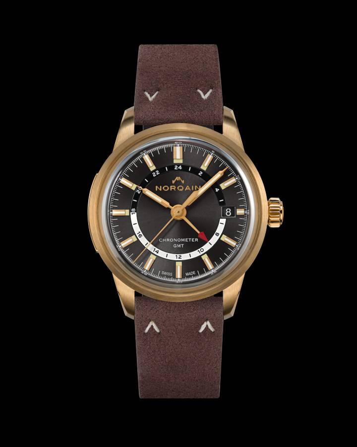 Norqain Freedom 60 GMT 40mm Bronze Anthracite