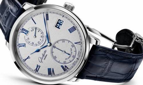 Glashütte Original presenta el Senator Chronometer azul plateado