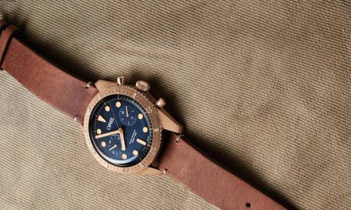 Oris Lanza el Special Carl Brashear Chronograph en Bronce