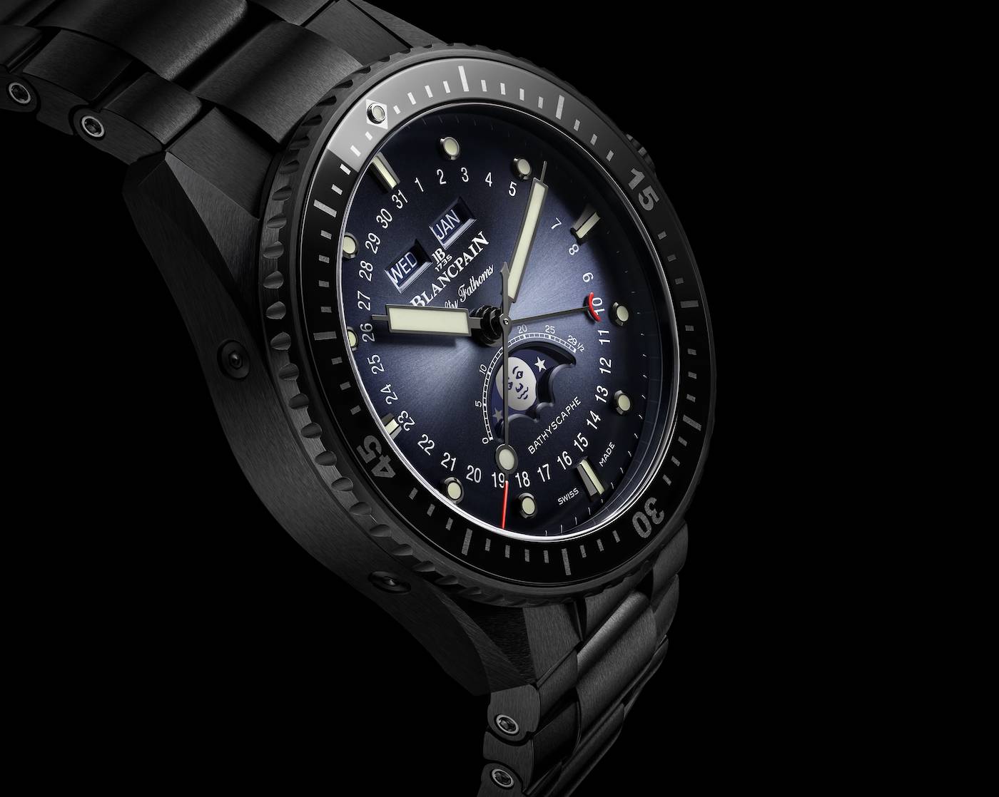 Nuevo Blancpain Bathyscaphe Quantième Complet Phases de Lune