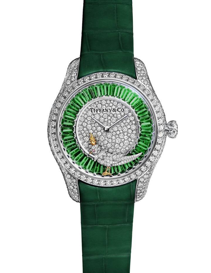 Reloj Tiffany Bird on a Rock Full Pavé Diamond en dos nuevas versiones