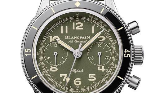 Cronógrafos flyback Blancpain Air Command en modo camuflaje