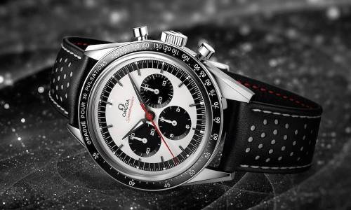 Omega relanza el Speedmaster Pulsometer Panda Dial