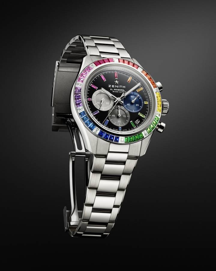 Zenith presenta una nueva versión arco iris de su Chronomaster Sport