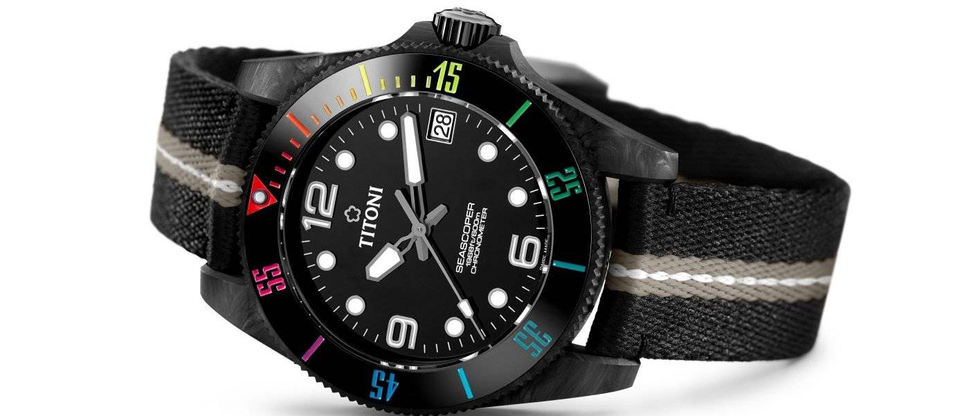 Titoni presenta su primer reloj de carbono