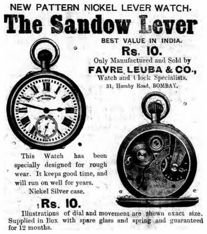 Relojes Suizos en la India colonial