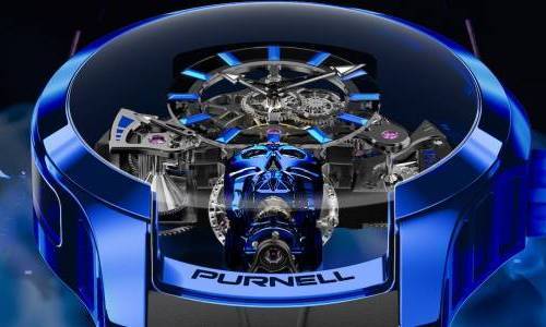 Purnell presenta el nuevo Escape Skull en el llamativo Titanium Blue Max