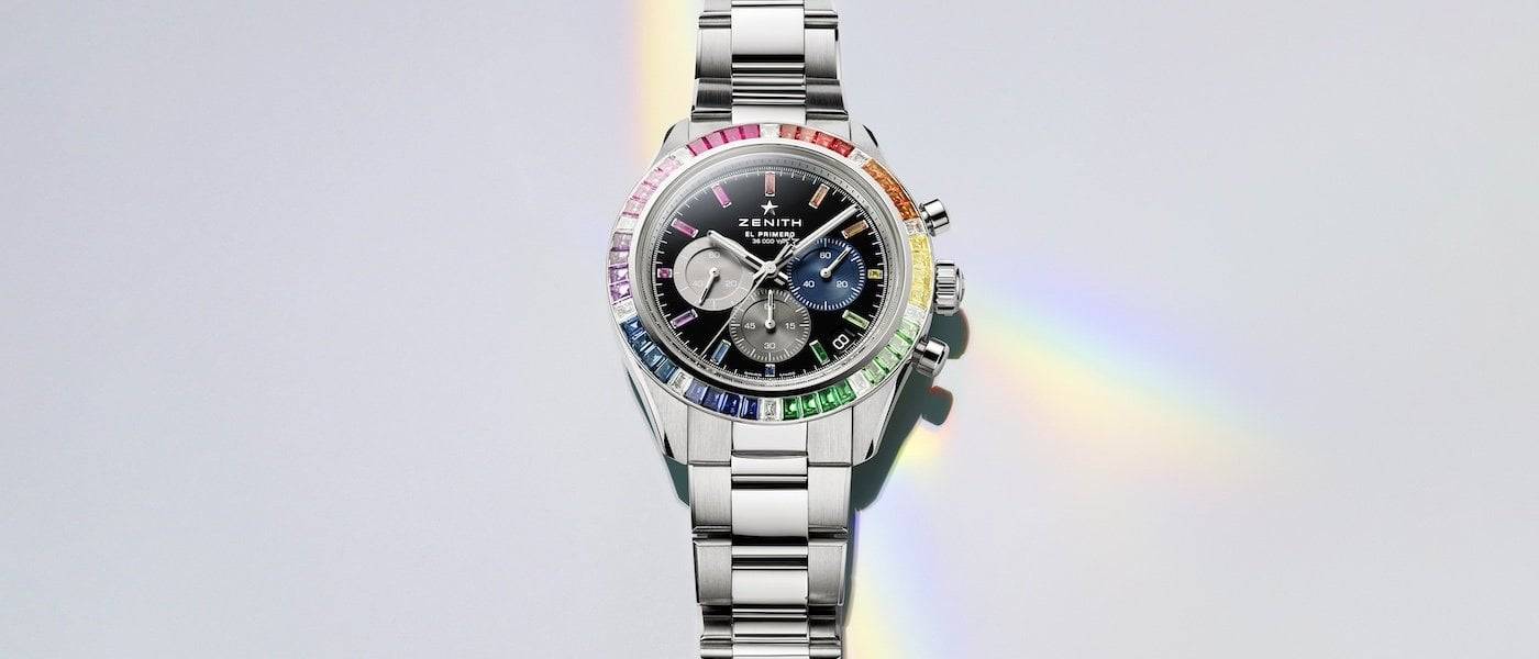 Zenith presenta una nueva versión arco iris de su Chronomaster Sport