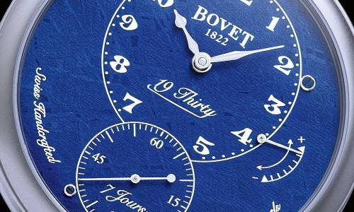 Bovet 1822 19Thirty Blue Meteorite: un trozo de cielo