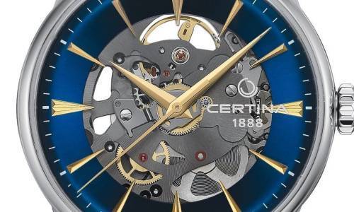 El nuevo Certina DS-1 Skeleton: diseñado pensando en la luz