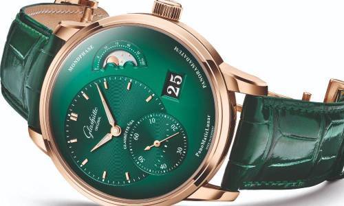 Glashütte Original: el PanoMaticLunar ahora en un verde exuberante