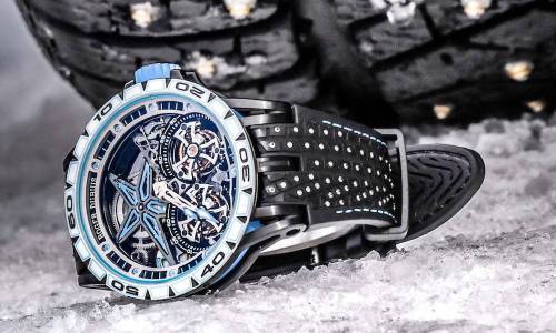 El romance Italiano de Roger Dubuis continúa con el Excalibur Spider Pirelli SOTTOZERO