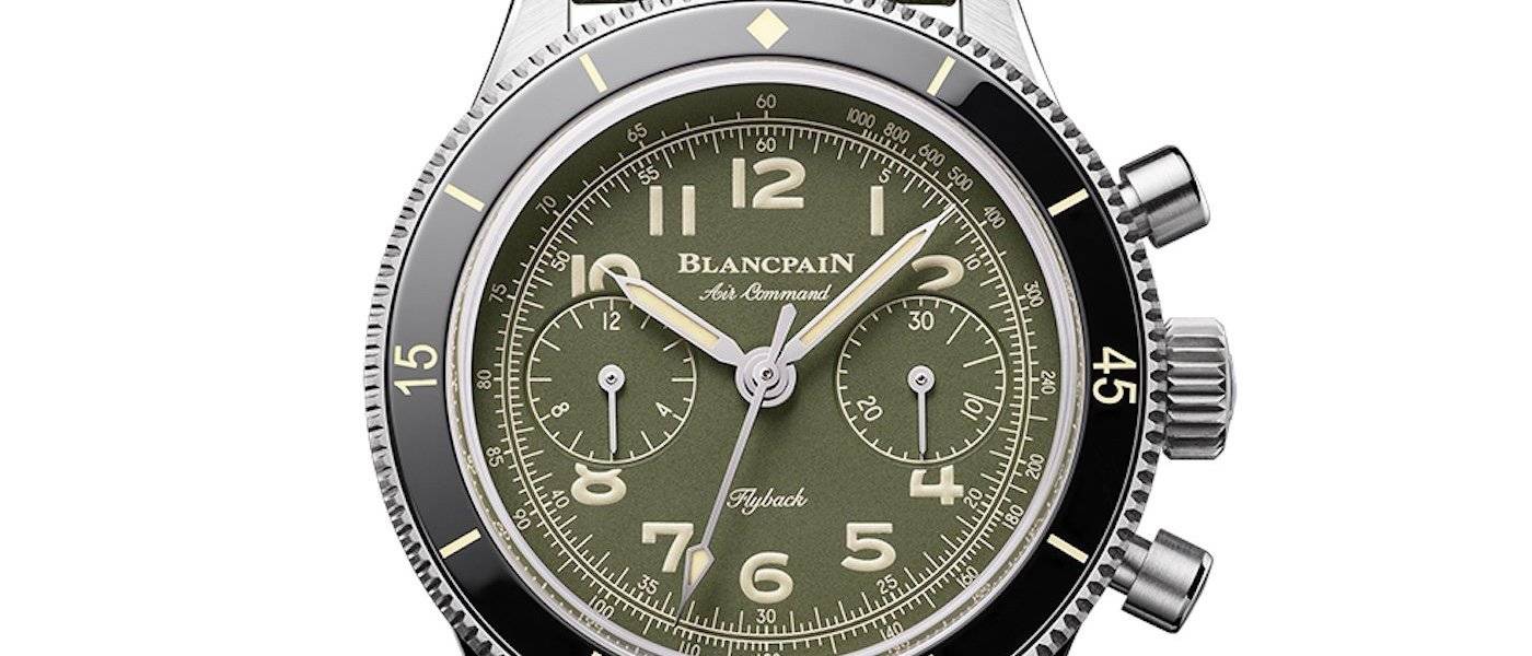 Cronógrafos flyback Blancpain Air Command en modo camuflaje