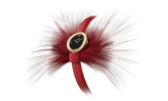 Fendi fur watch hot sale