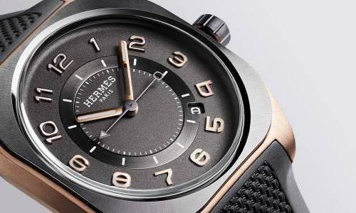 Nuevo modelo Hermès H08 combinando oro y titanio