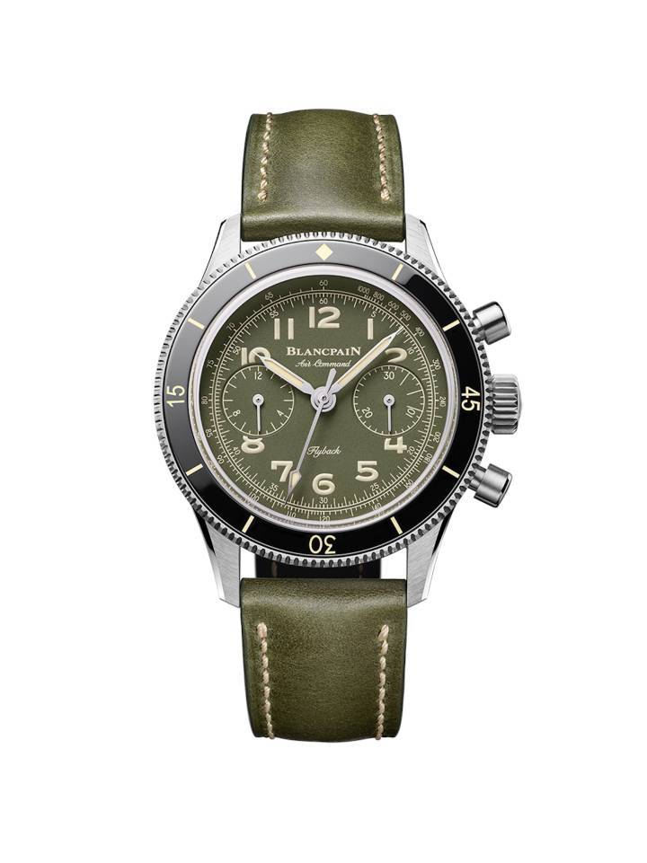 Cronógrafos flyback Blancpain Air Command en modo camuflaje