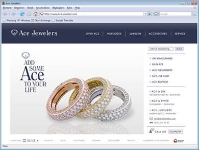 Ace Jewelers presenta el sitio www.acejewelers.com