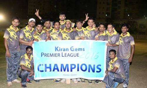 Kiran Gems Premier League 2016: Mezclando las Causas con el Cricket